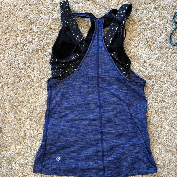 Lululemon racerback tank with built in bra - Picture 2 of 3